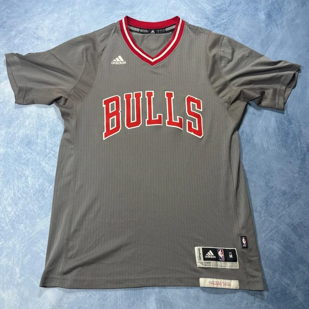 Adidas Chicago Bulls grey NBA jersey